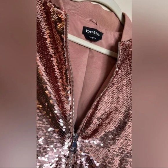 Bebe rose gold sequin jacket - Picture 6 of 9